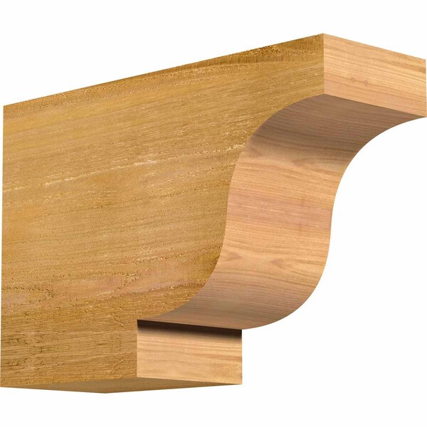 Ekena Millwork Newport Rough Sawn Rafter Tail, Western Red Cedar, 6"W x 12"H x 18"L RFT06X12X18NEW00RWR - main